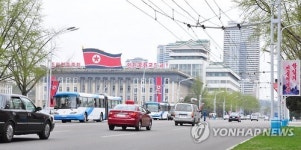 태양절 맞은 평양 시내 모습