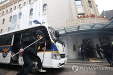 명동에서 벌어진 대테러훈련