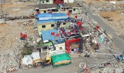 부산 만덕재개발 주민 고공 농성