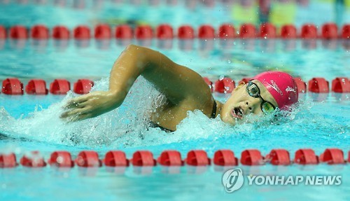 조현주 선수, 세계수영선수권대회 여자 자유형 200m 한국 신기록 세우고 준결승 진출