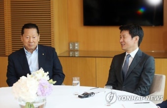 대한체육회장과 올림픽 선수단장