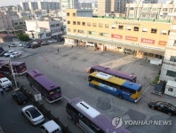 송탄버스터미널 잠정 폐쇄…맞은편에 임시정류장 운영