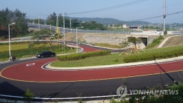 국도 1호선 무안 지산리 입체교차로