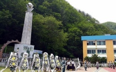 태백중 6.25 참전 학도병 추모제