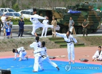 해군 태권도 시범
