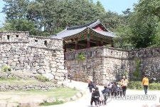 고창읍성 북문 공복루 앞 옹성