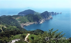 통영 팔경 연화도 용머리 바위