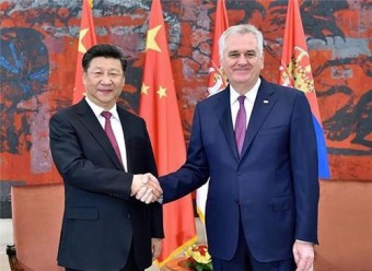 중국, 세르비아와 관계 격상…'일대일로' 협력강화