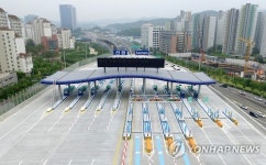 개통 앞둔 강남순환로 선암요금소