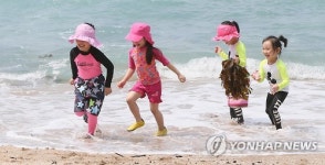물놀이 재밌어요