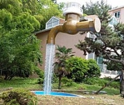 <울산소식> 해수청, 울기등대에 수도꼭지 조형물 설치