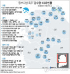 <그래픽> 중부지방 폭우 강수량·피해 현황