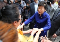 면목동 주민과 인사
