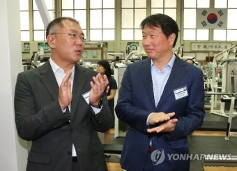 양궁과 핸드볼 협회장 대화