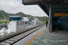 경전선 신설 하동역 모습