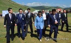 박 대통령, 나담 축제 관람 참가