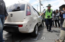 현장 검증하는 경찰·도로교통공단
