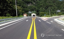 조기 개통하는 국도 59호선 막동3교차로