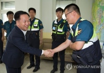 김동극 처장, 한솔파출소 방문