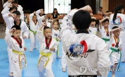 한국 태권도 재미있어요