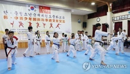 한·중 청소년 국제 태권도 문화교류 행사