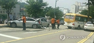 용인 마을버스 사고 현장