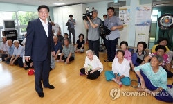 복지부 장관 경로당 점검