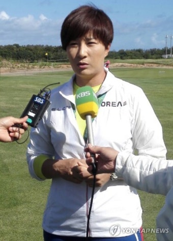 <올림픽> 여자골프 국가대표 감독 박세리