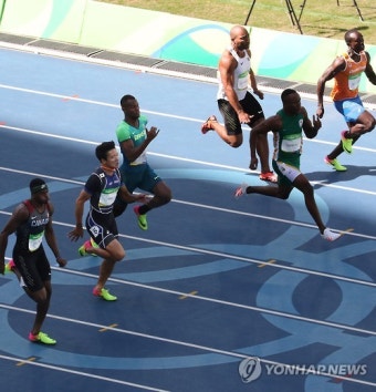 <올림픽> 전력질주 하는 김국영