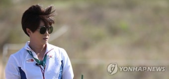 <올림픽> 코스 살피는 박세리