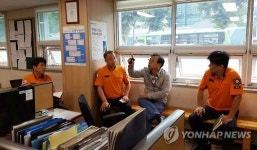 마포소방서 방문한 이정현 대표