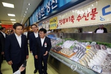 황총리 농수산물 유통현장 방문