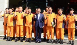 박원순 시장, 신길119안전센터 격려 방문