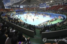 KOVO컵 열기로 가득한 청주실내체육관