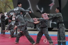 1군단 호국문예행사 태권도 시범