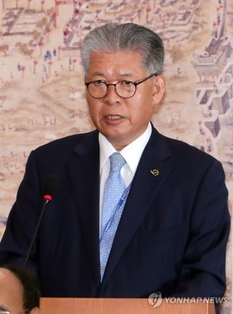 김성태 태권도진흥재단 이사장, '국감 보고'