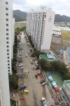 침수피해 뒤 정상 찾아가는 아파트
