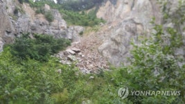 채석장 엉터리 복구 현장