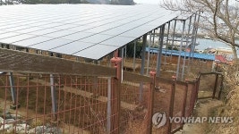 가동 멈춘 통영 연대도 태양광발전기