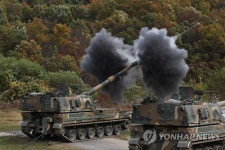날아가는 K-9 HEBB탄