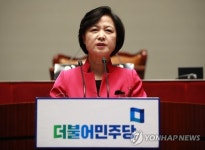 청와대 발 전격개각 비판하는 추미애