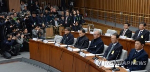 청문회 출석한 장시호