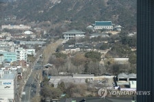 효자로와 청와대와 정부청사