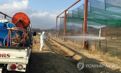 황새공원 방역활동