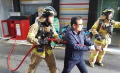 부천 전통시장 4곳에 호스릴 소화전 설치