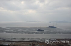일몰 명소 석모도 보문사 마애불에서 바라본 풍경