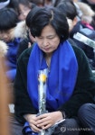 '위안부' 피해 할머니 추모하는 추미애