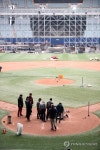 WBC준비로 바쁜 고척돔 구장