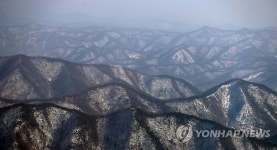 눈 덮인 차령산맥