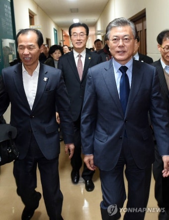 문재인 전 대표, 강원도청 방문